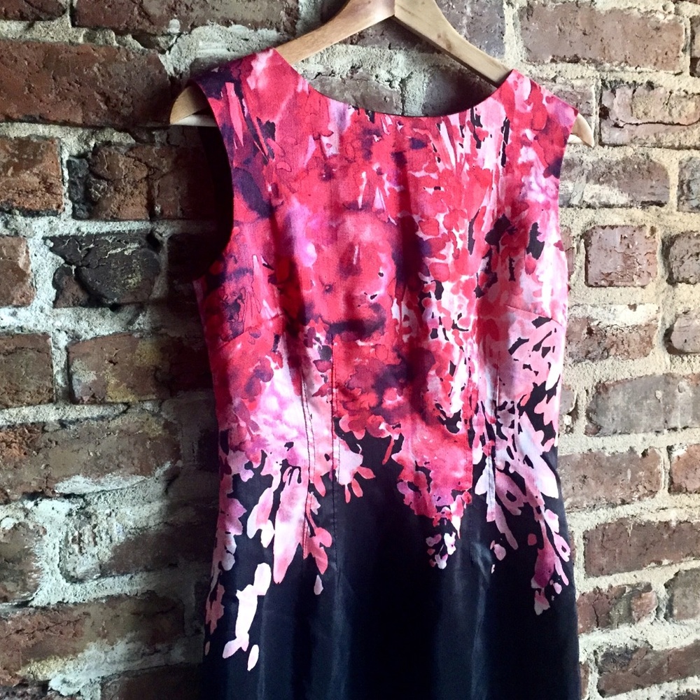 Tahari Floral Cocktail Dress